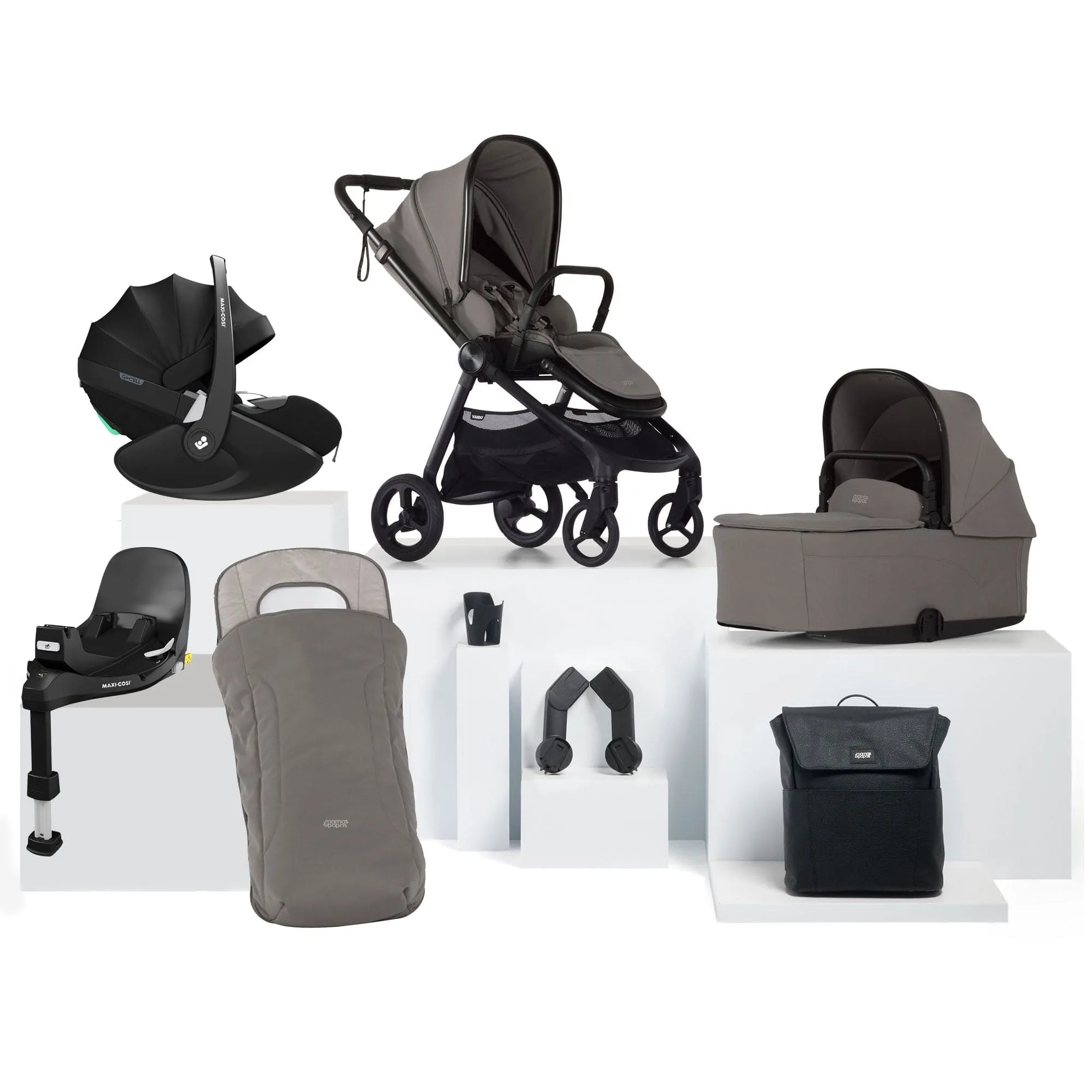 Mamas & Papas Vardo Complete Maxi-Cosi Bundle - Storm
