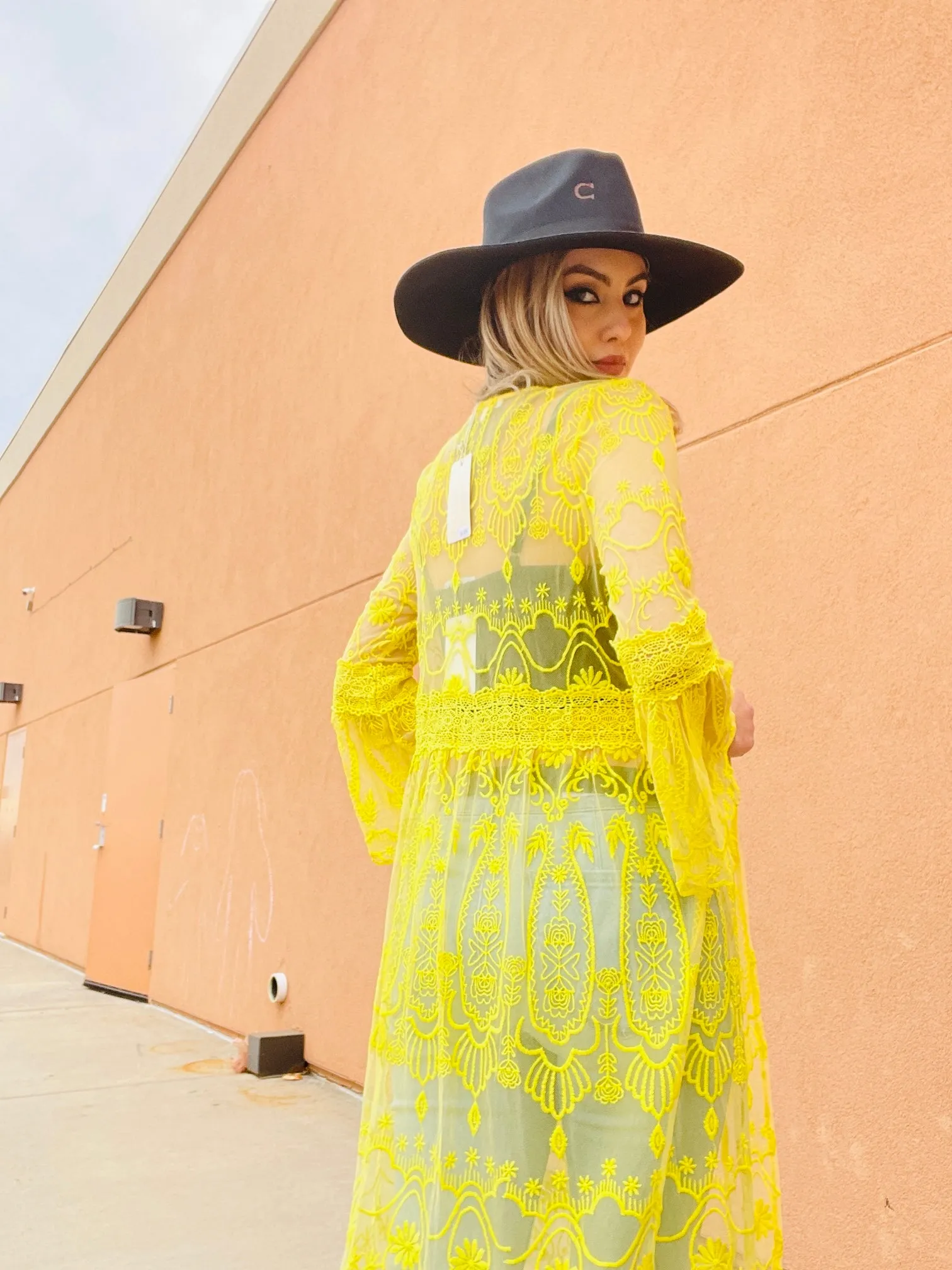 Margua Neon Yellow Cardigan