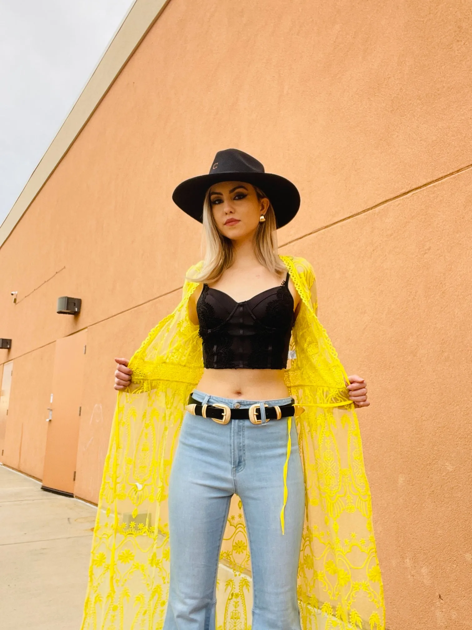 Margua Neon Yellow Cardigan