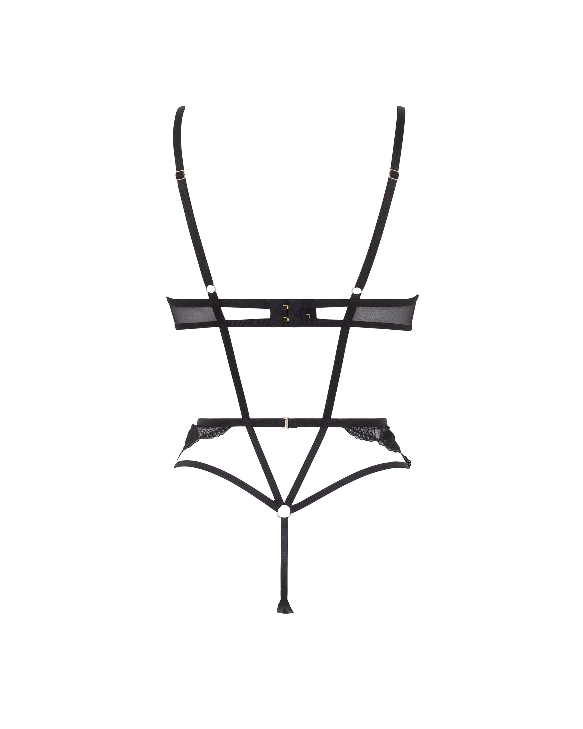 Marseille Wired Bodysuit Black