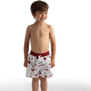 MEIA PATA - Cherries Print Swim Shorts