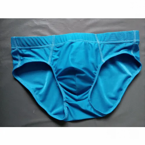 Men Seamless Padded Swim Briefs