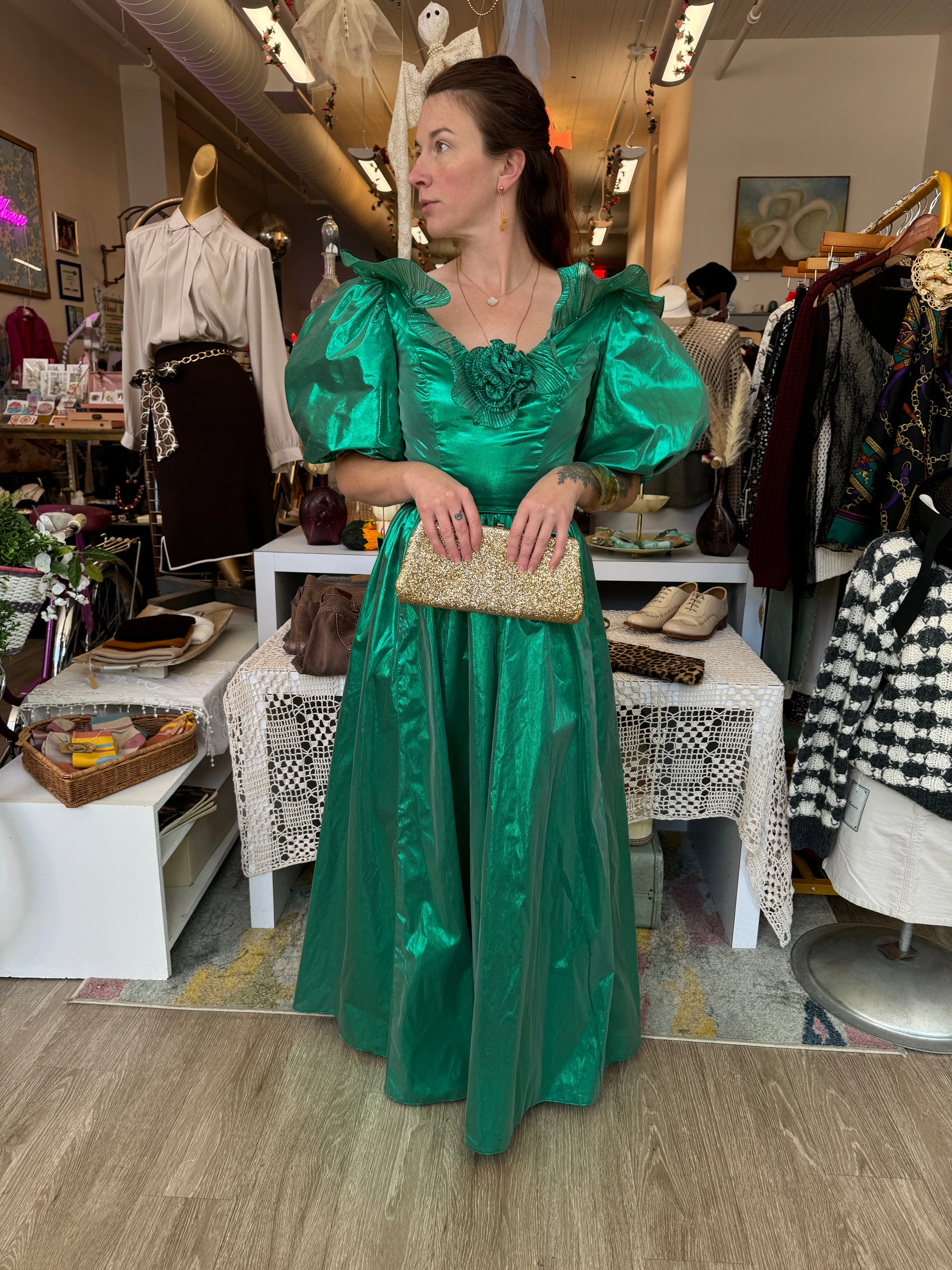 Metallic Ozma Dress