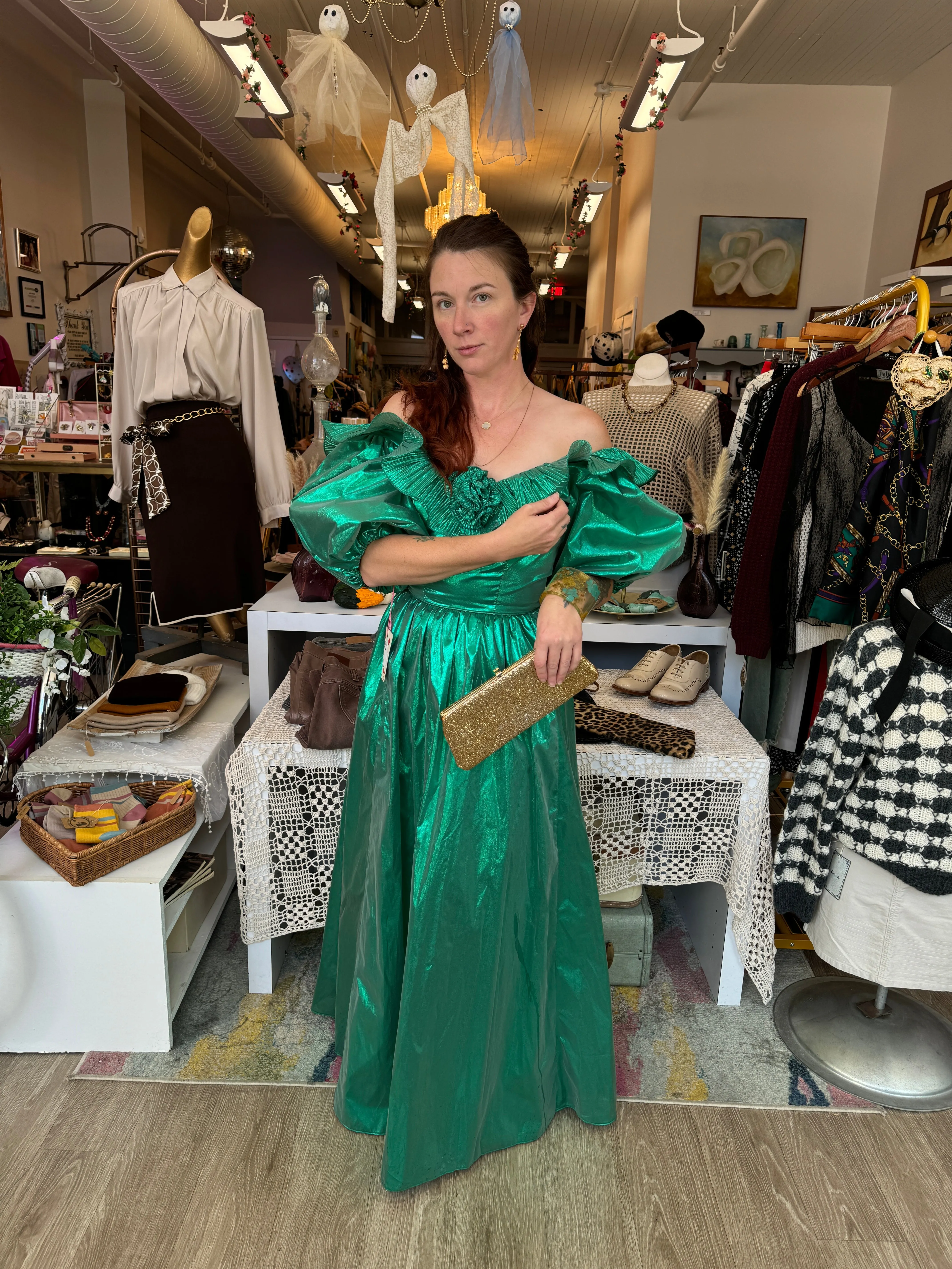 Metallic Ozma Dress