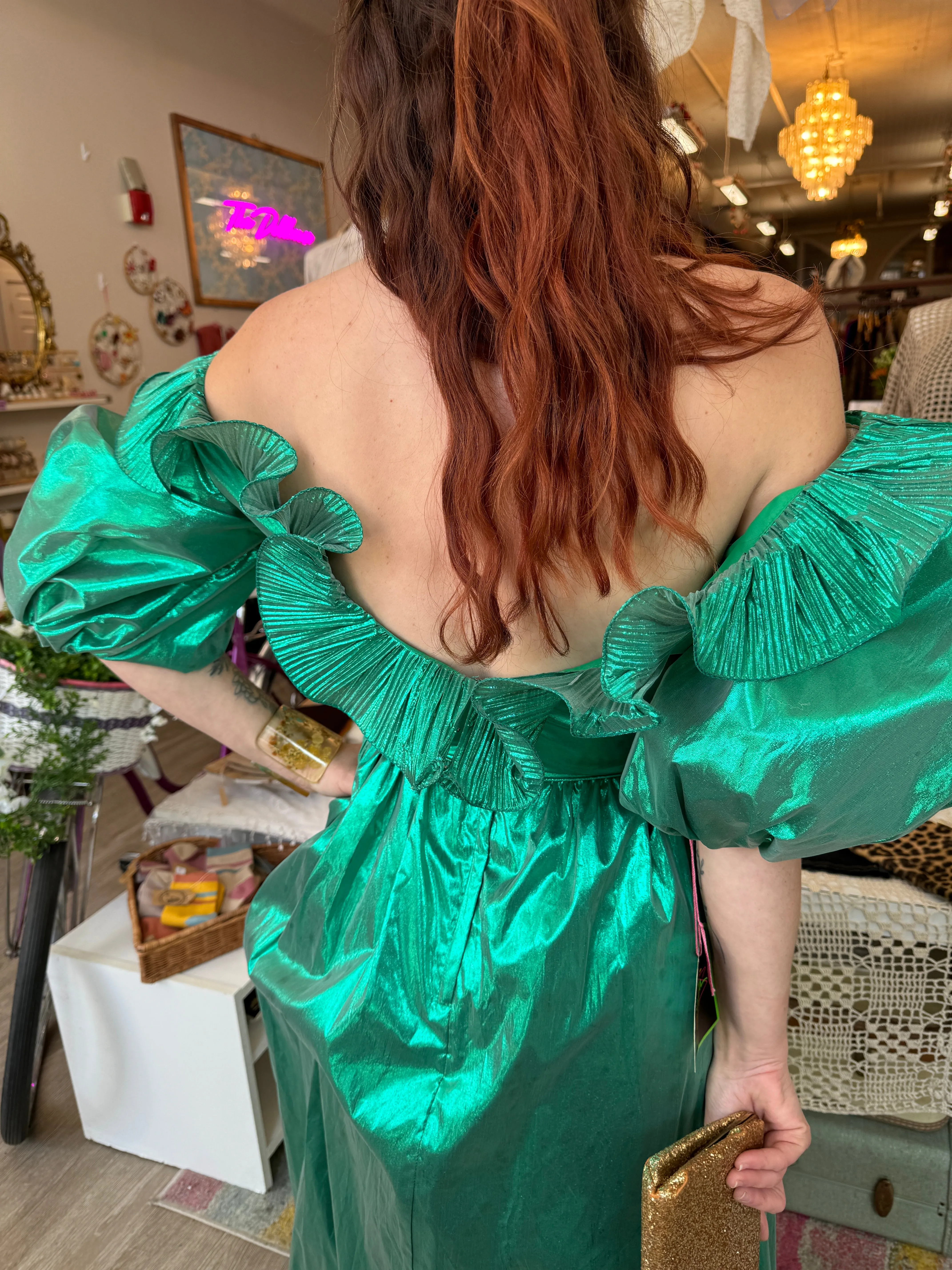 Metallic Ozma Dress