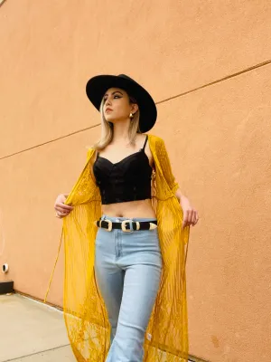 Mia Mustard Cardigan