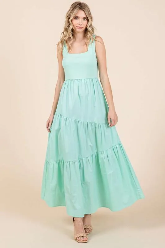 Mint Breeze Maxi Dress