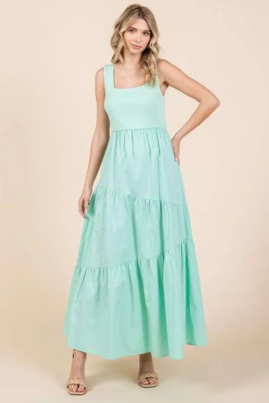 Mint Breeze Maxi Dress