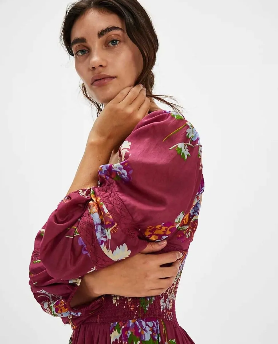 Morning Glory Boho Maxi Red Combo