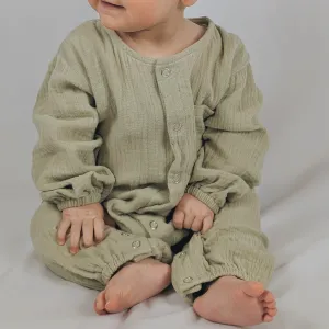 Muslin Romper - Sage