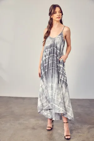 Mustard Seed Junior TIE DYE CAMI MAXI DRESS