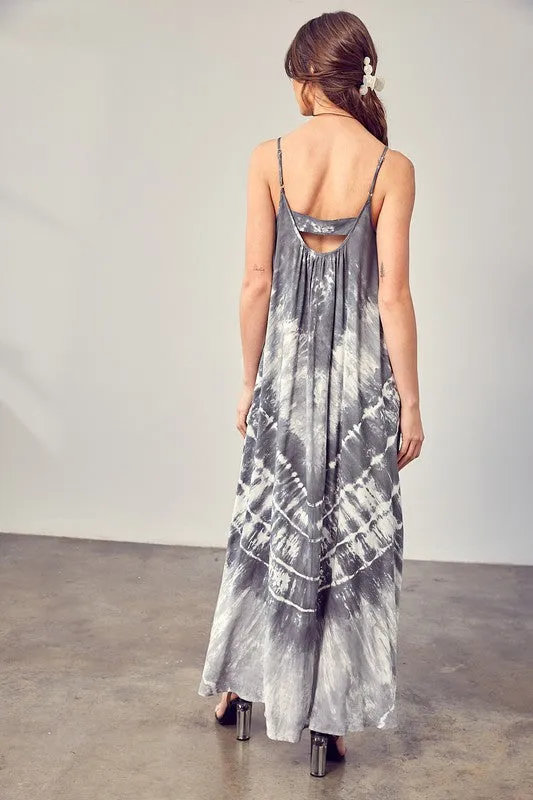 Mustard Seed Junior TIE DYE CAMI MAXI DRESS