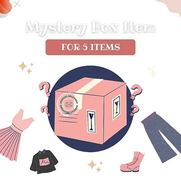 Mystery Bundle Five Piece Mystery Vintage Box Size Small to Large