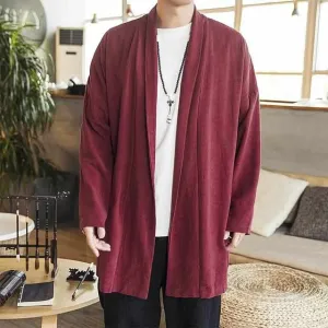 Neo Zen Retro Hanfu Cardigan Cloak Jacket
