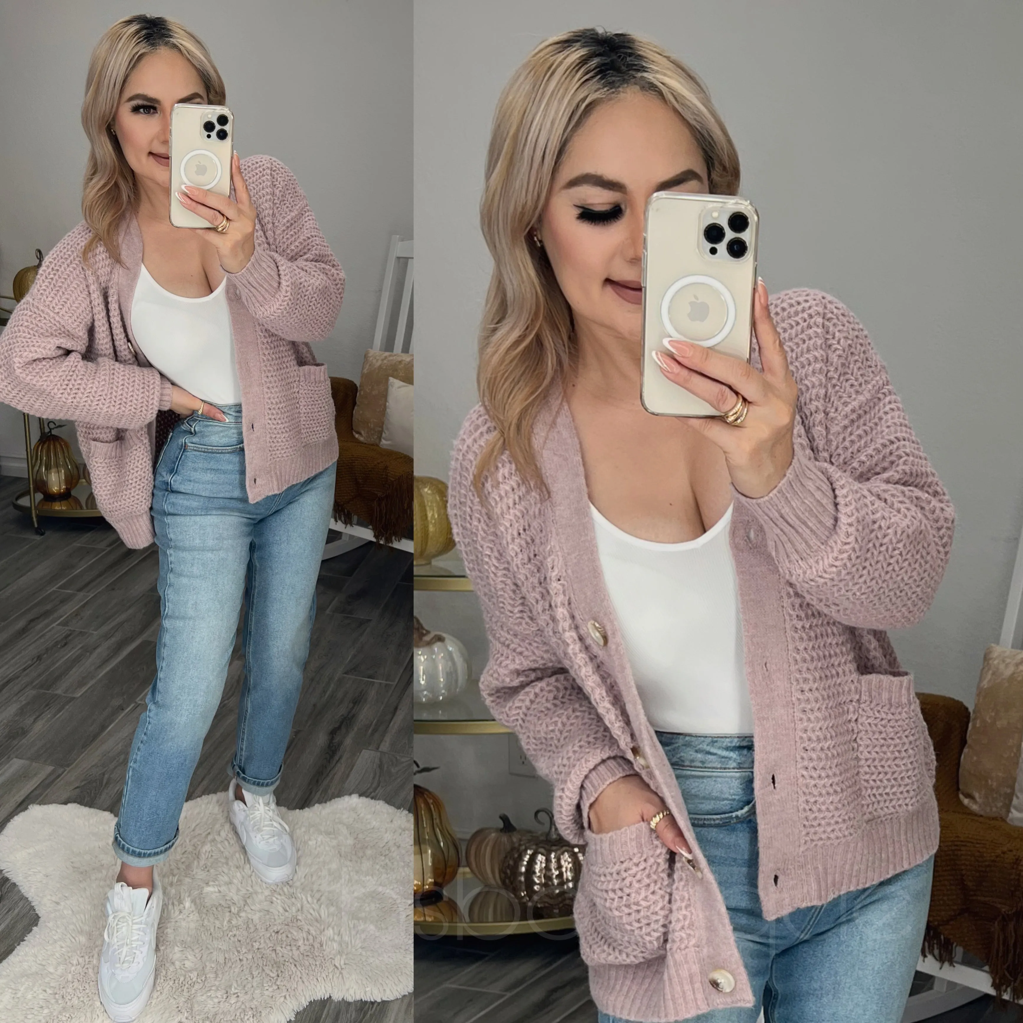 Nerida Lavender Cardigan