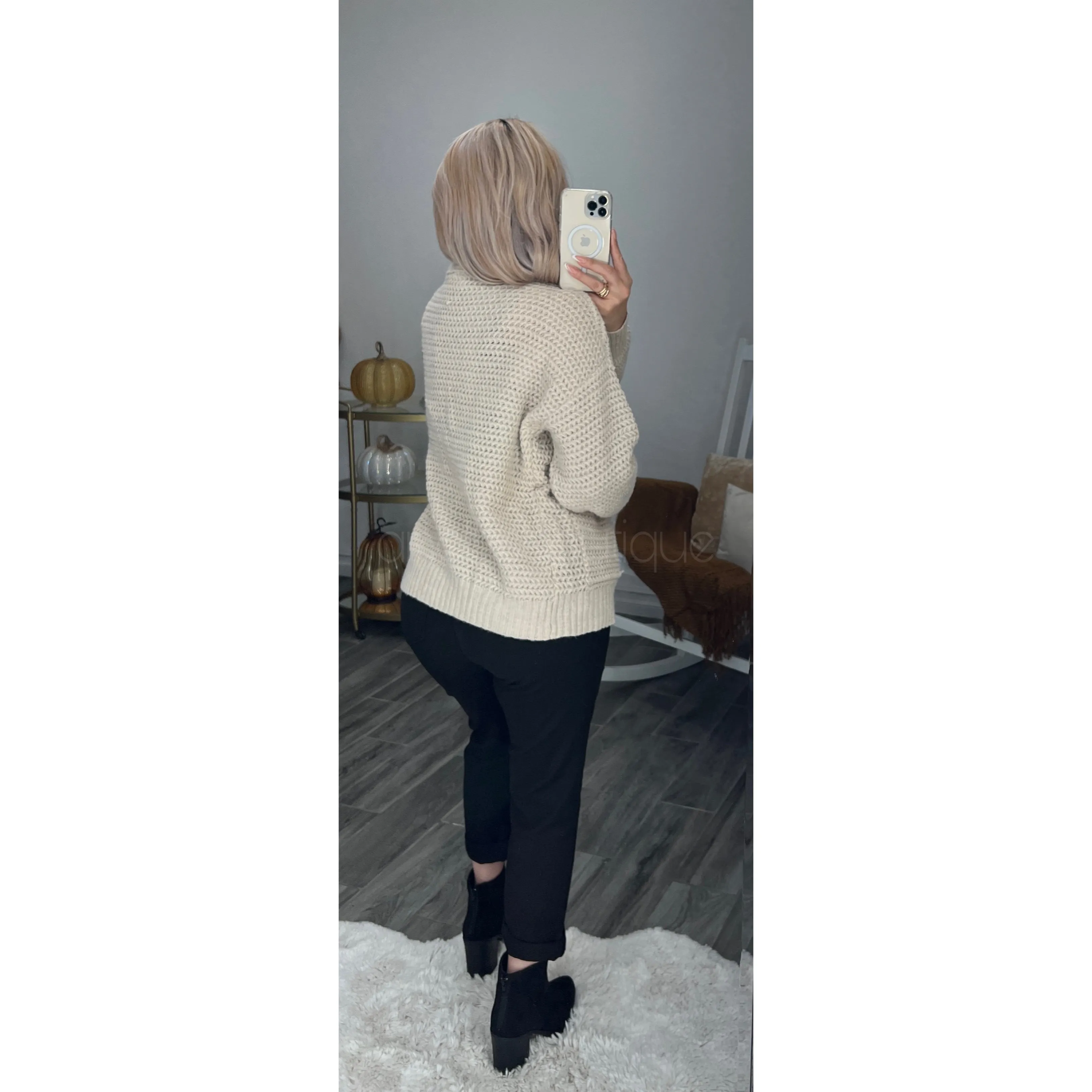 Nerida Soft Almond Cardigan