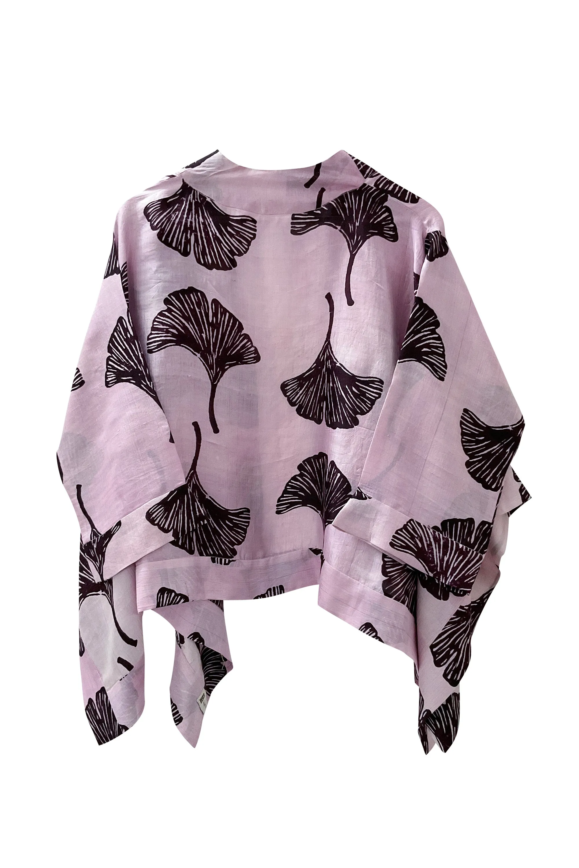 NEW! Peace Silk Jacket Ginko