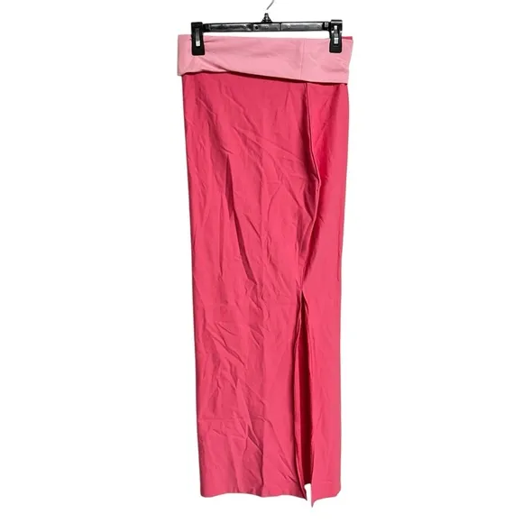 New Sunset Adore Essential Maxi Skirt Raspberry Pink