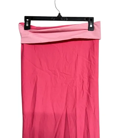 New Sunset Adore Essential Maxi Skirt Raspberry Pink