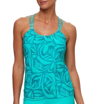 Next Tiki Bar Third Eye Shirred Tankini