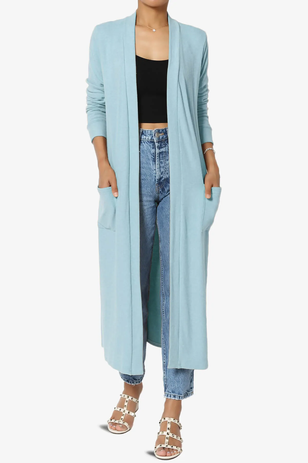 Noelle Extra Long Duster Knit Cardigan