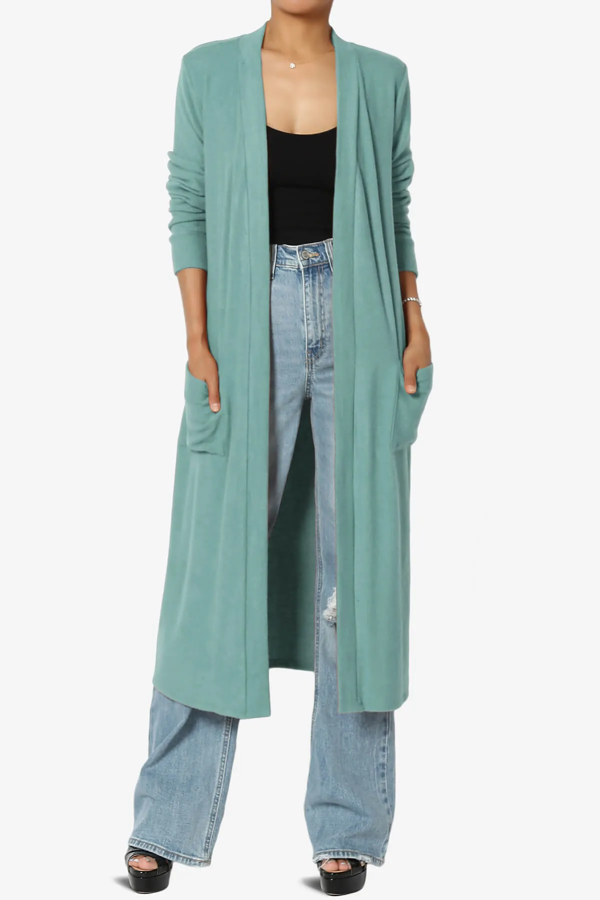 Noelle Extra Long Duster Knit Cardigan