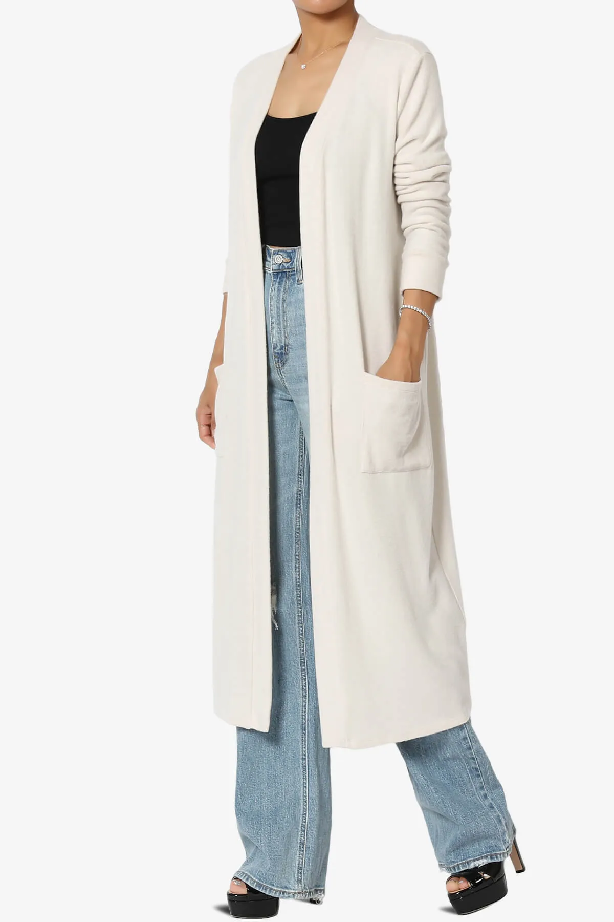 Noelle Extra Long Duster Knit Cardigan