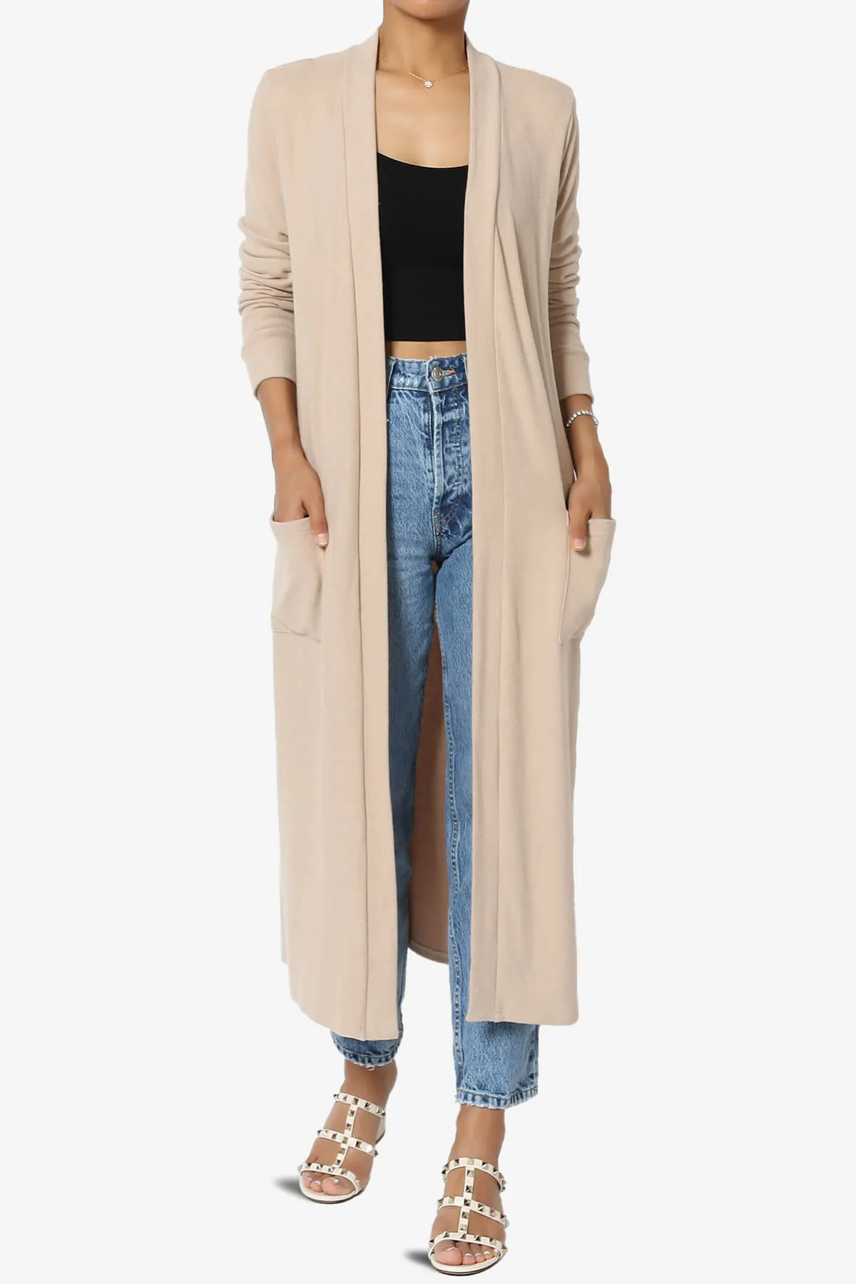 Noelle Extra Long Duster Knit Cardigan