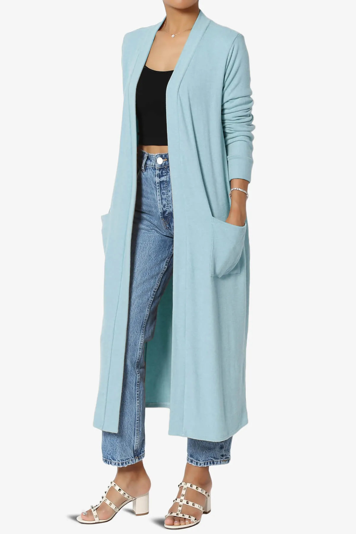 Noelle Extra Long Duster Knit Cardigan