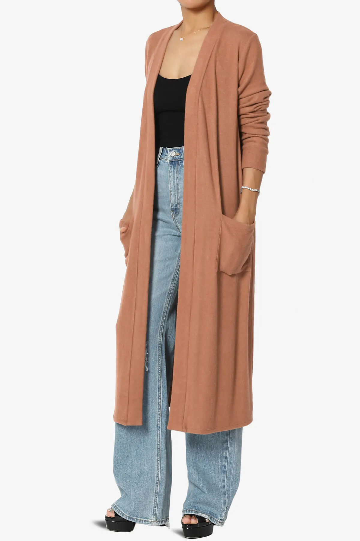 Noelle Extra Long Duster Knit Cardigan