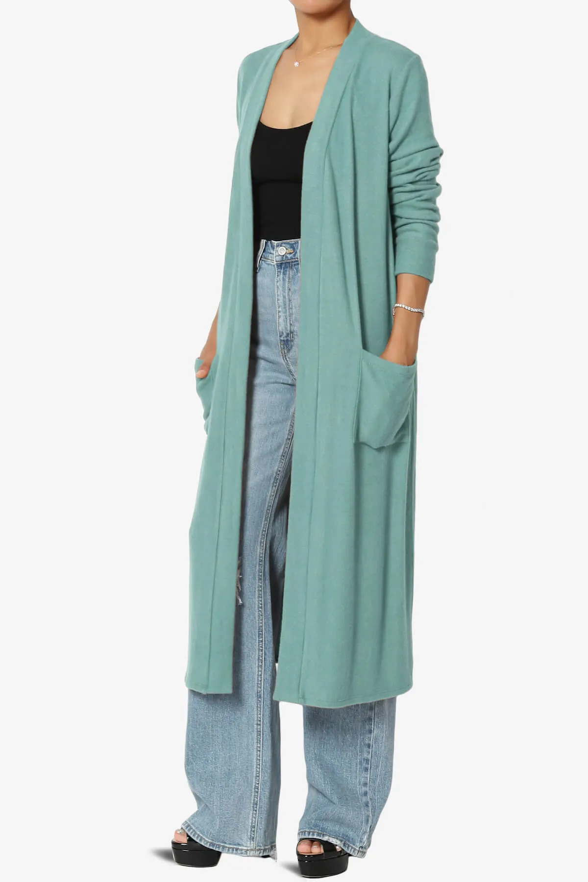 Noelle Extra Long Duster Knit Cardigan