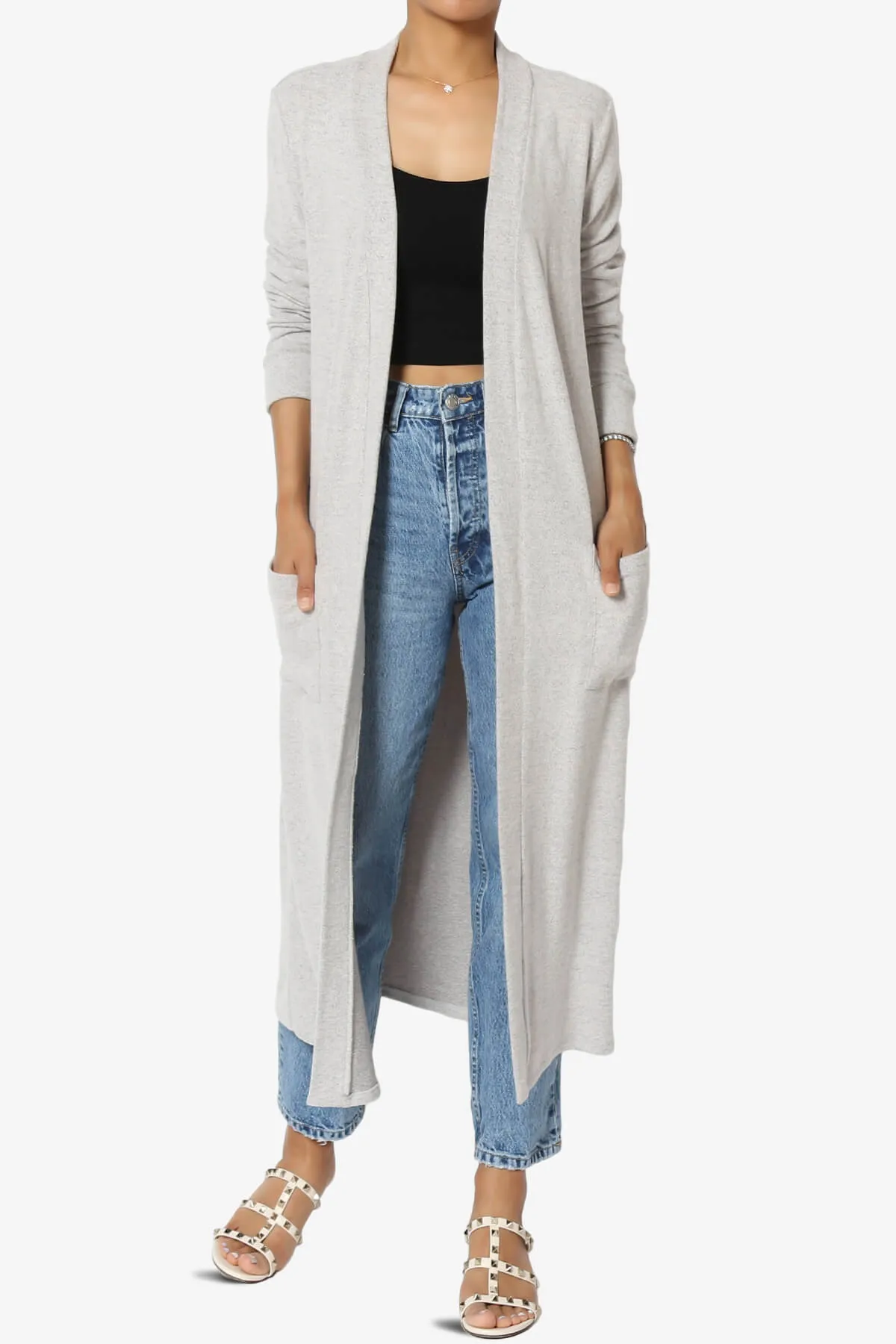 Noelle Extra Long Duster Knit Cardigan