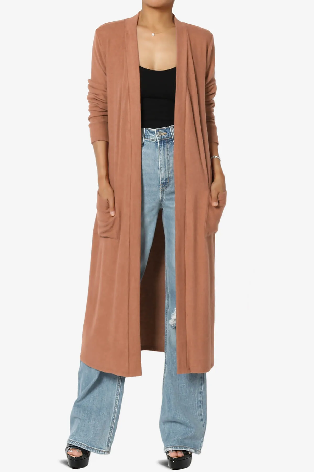 Noelle Extra Long Duster Knit Cardigan