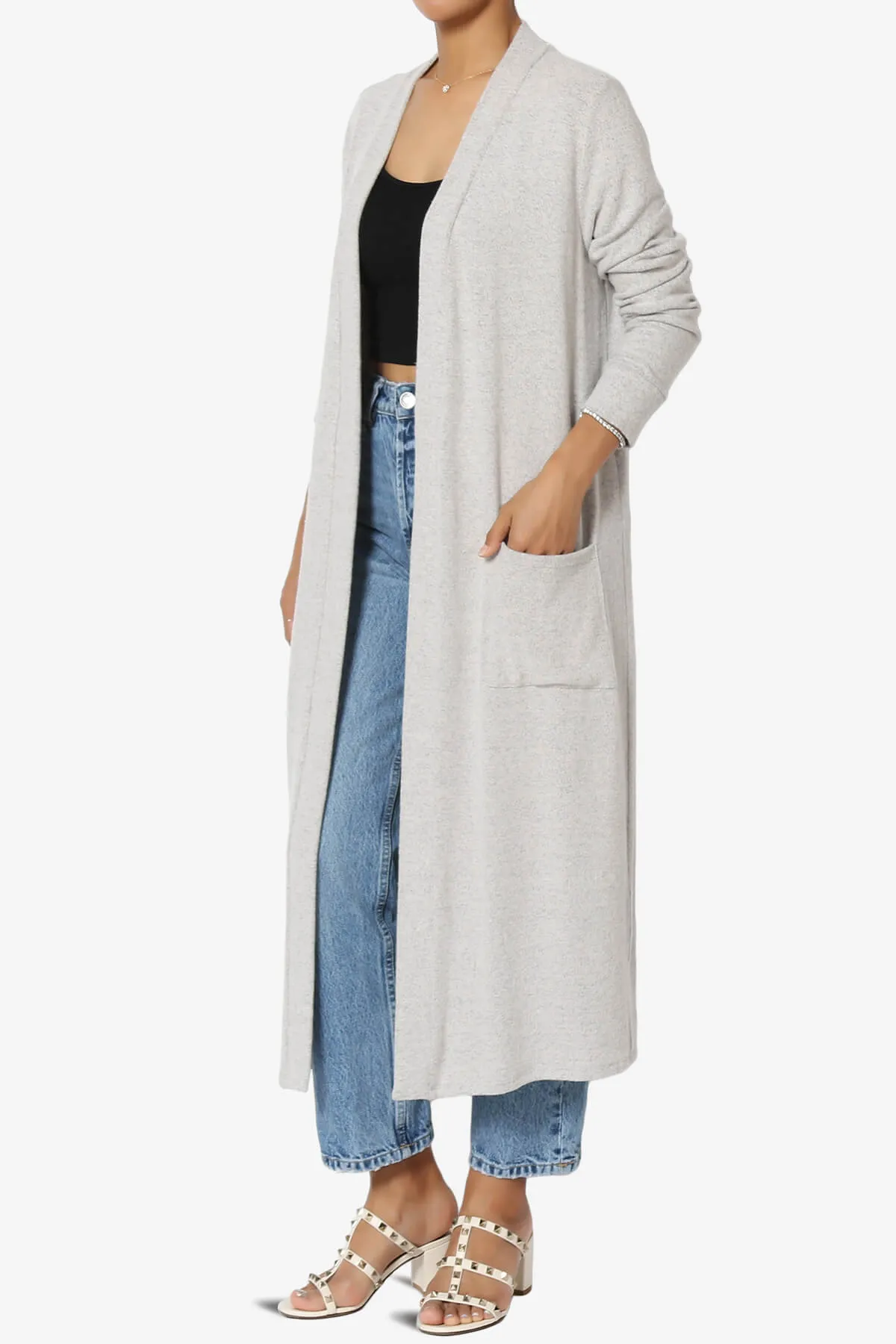 Noelle Extra Long Duster Knit Cardigan