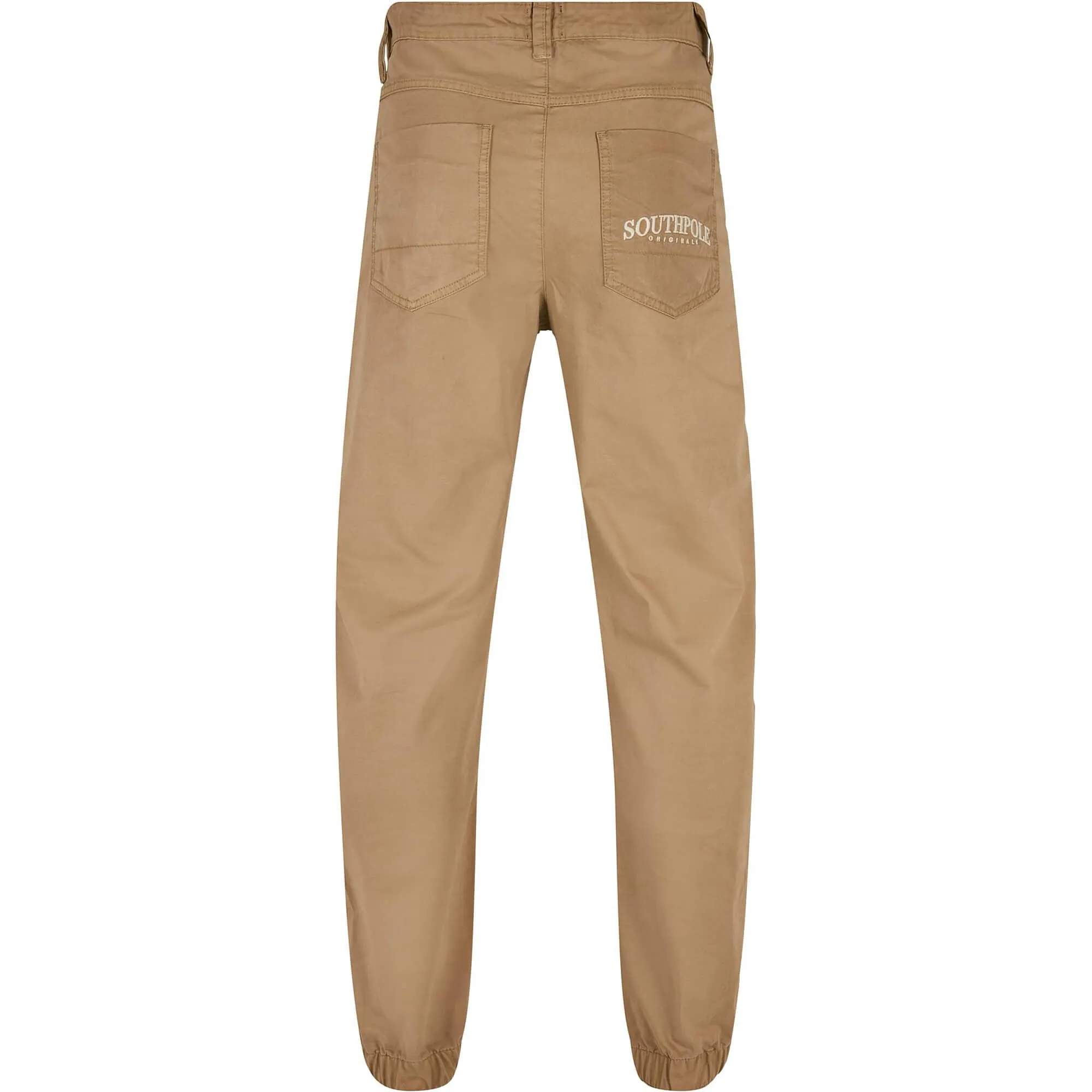 Nohavice jogger Southpole Script Twill Pants Warmsand
