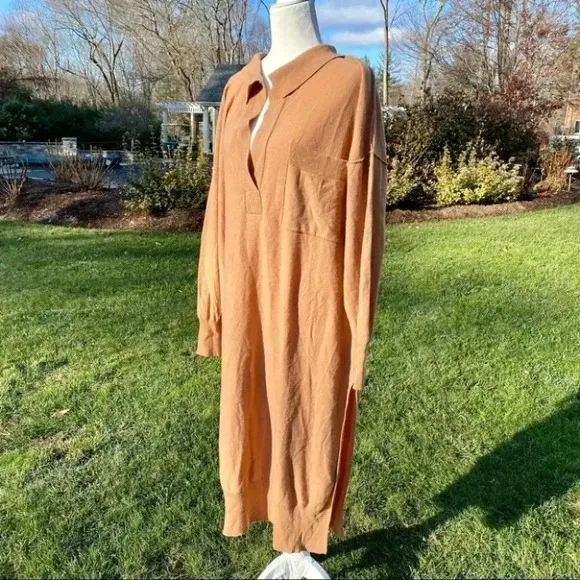 NWOT Free People Dana Cashmere Maxi Dress in Clove