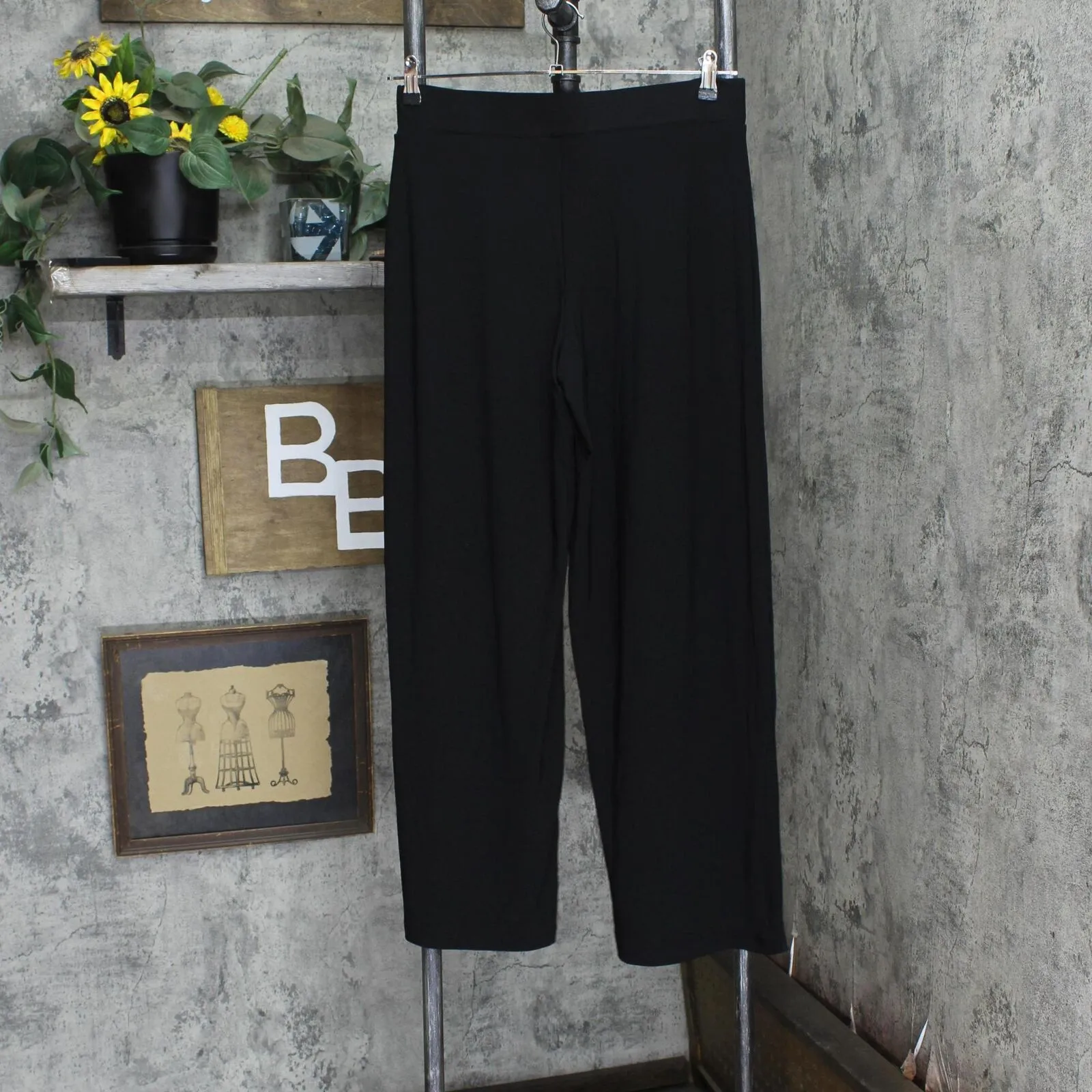 Ny Collection Womens Petites Wide Leg Pull On Palazzo Pants PQIP0025