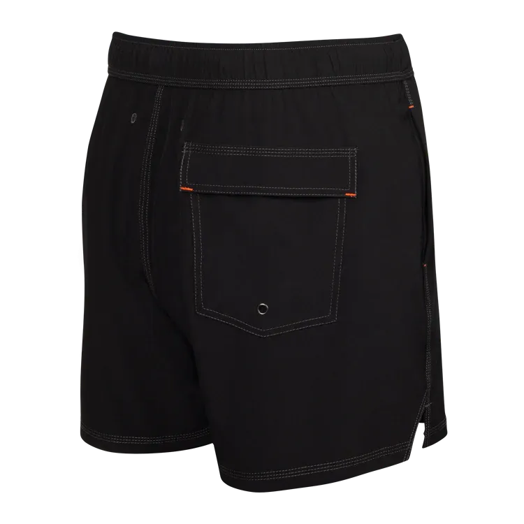 Oh Buoy Stretch Volley Swim Shorts 7" - Black