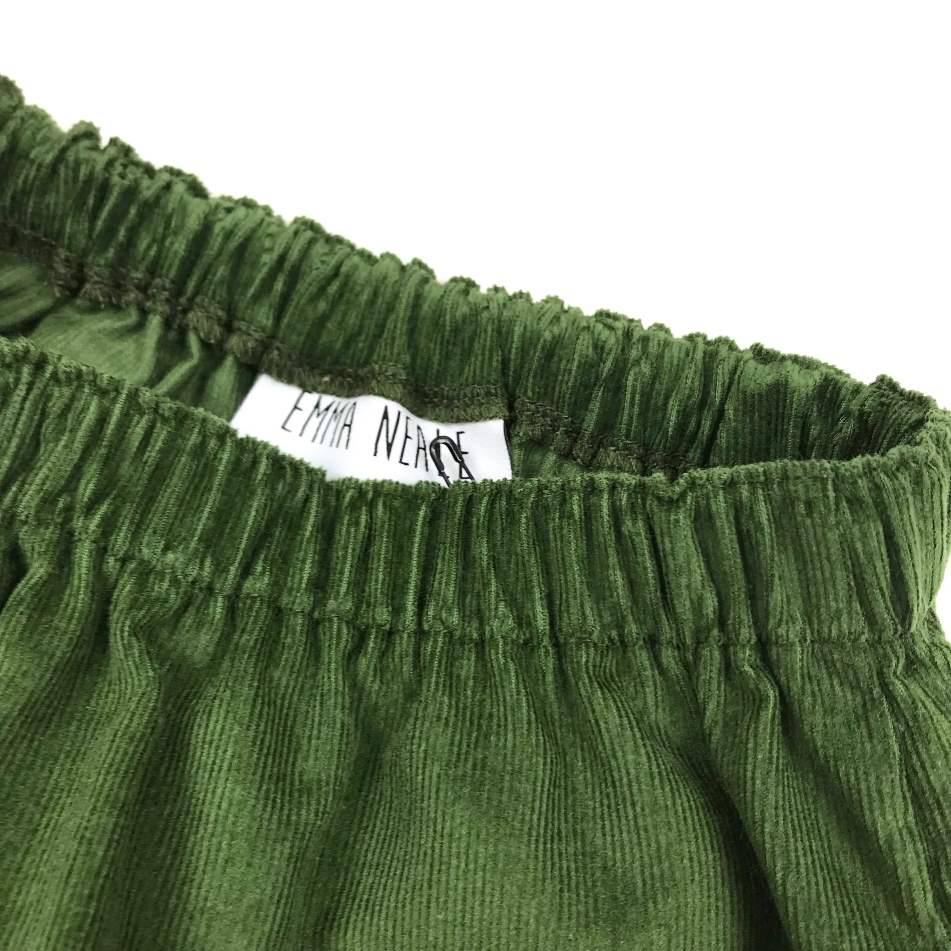 Olive Needlecord Bloomers