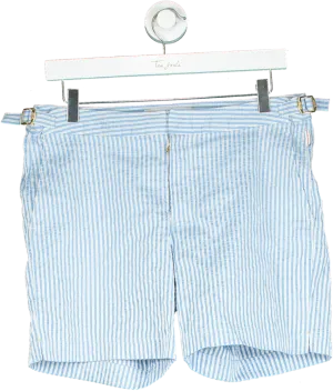 Orlebar Brown Blue Striped Swim Shorts UK W31
