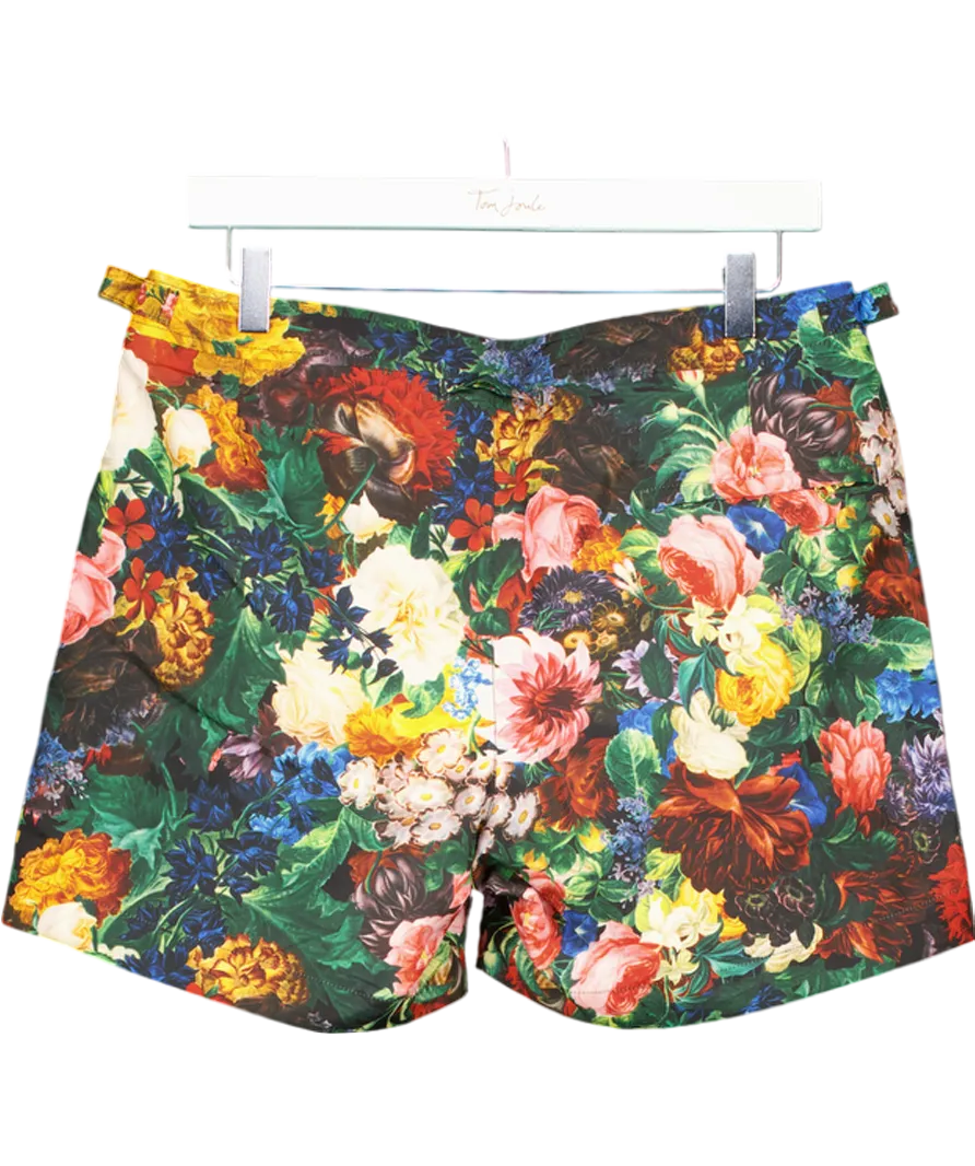 Orlebar Brown Mid-length Flower Swim Shorts In Multicoloured W32