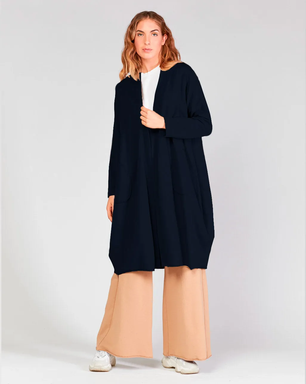 Oversize Pockets Cardigan