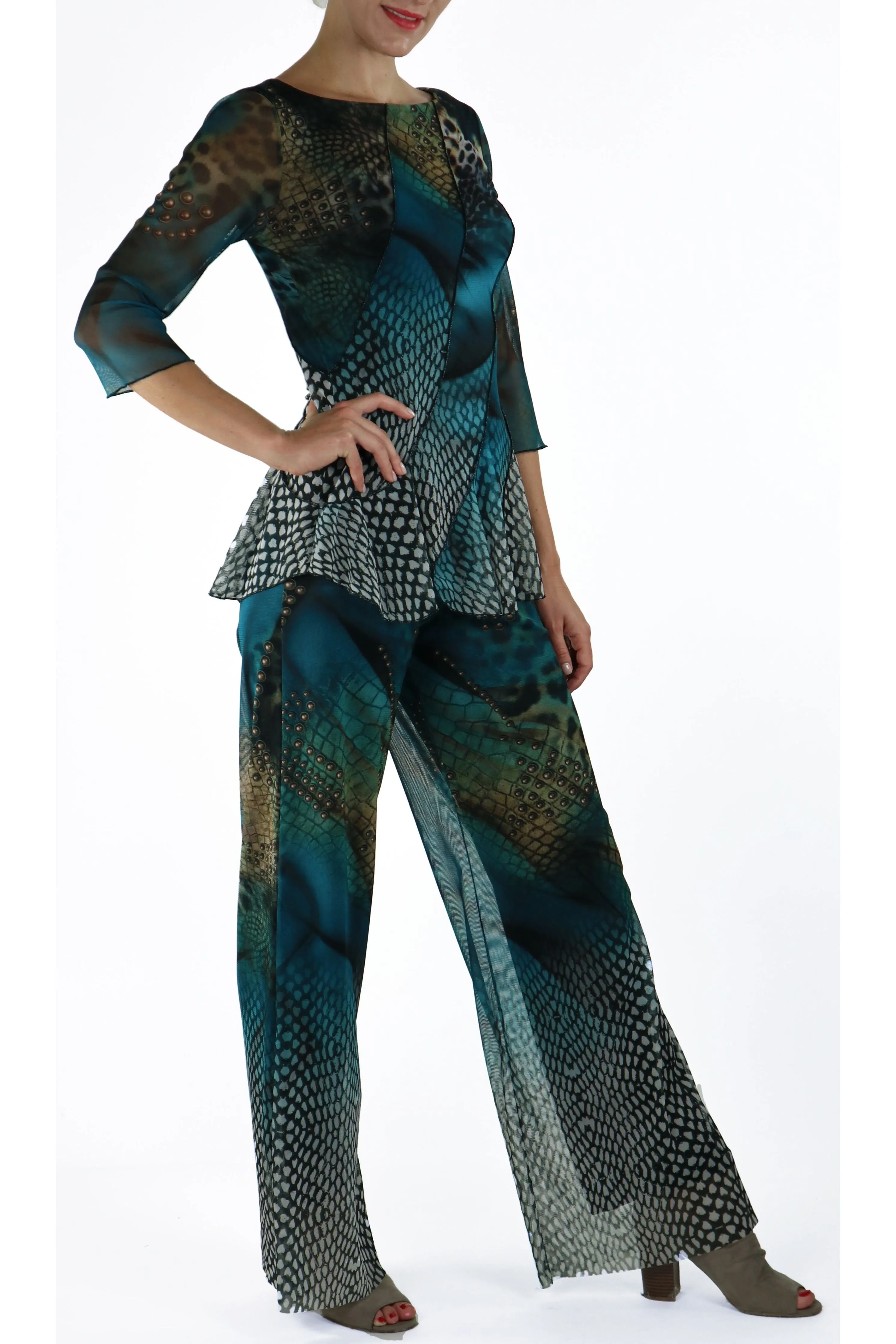 PEARL Long Palazzo Pants