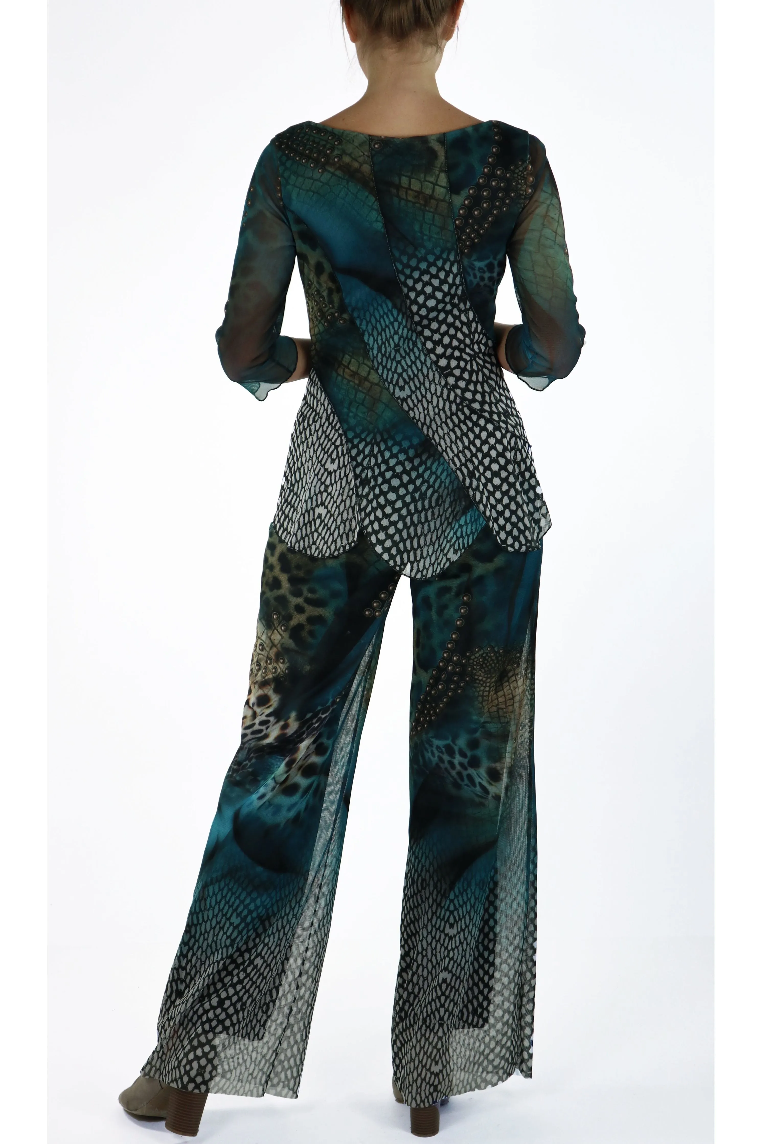 PEARL Long Palazzo Pants