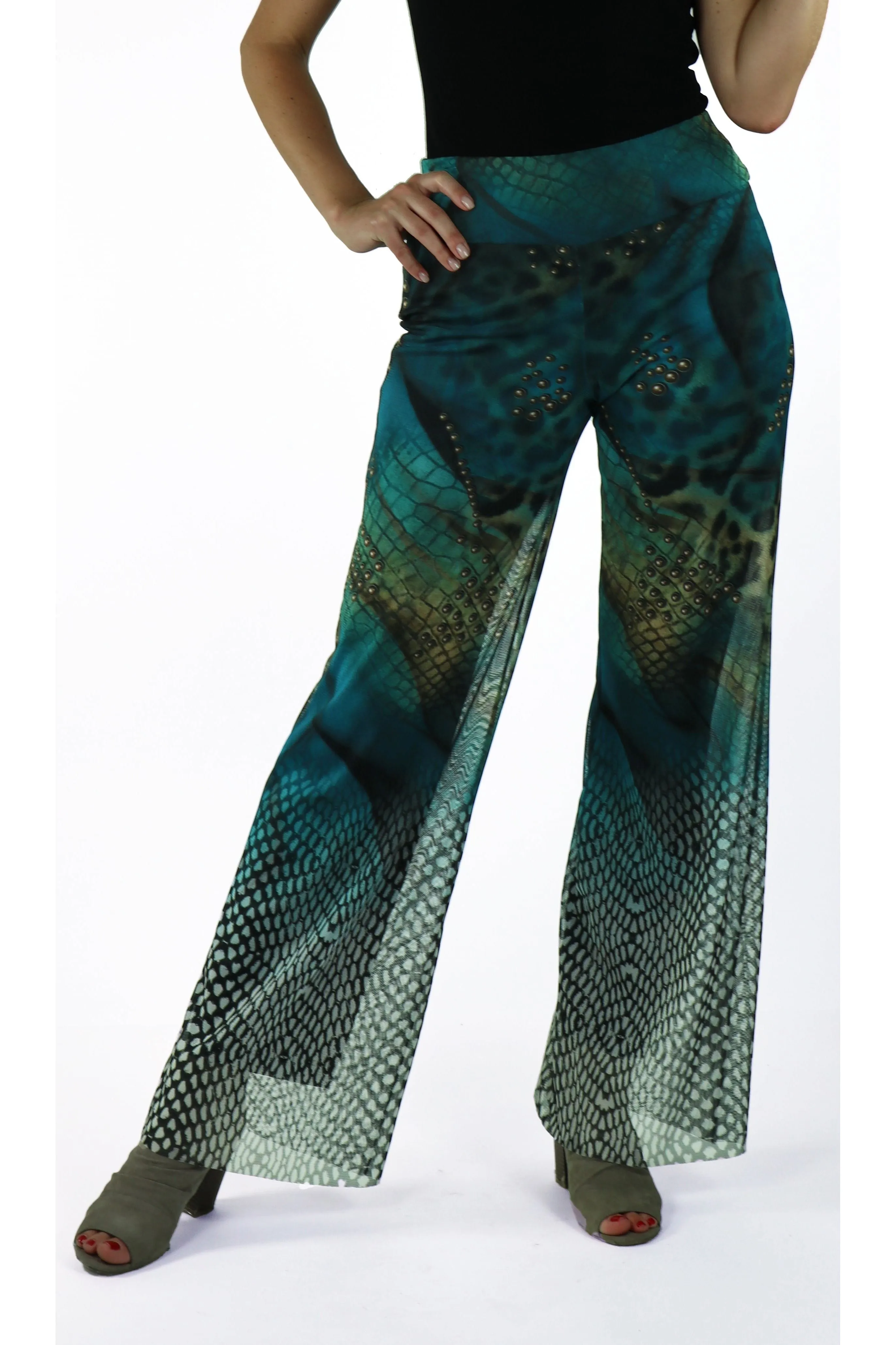 PEARL Long Palazzo Pants