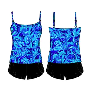 Penbrooke Farah Tumbled Paisley Romper 1pc