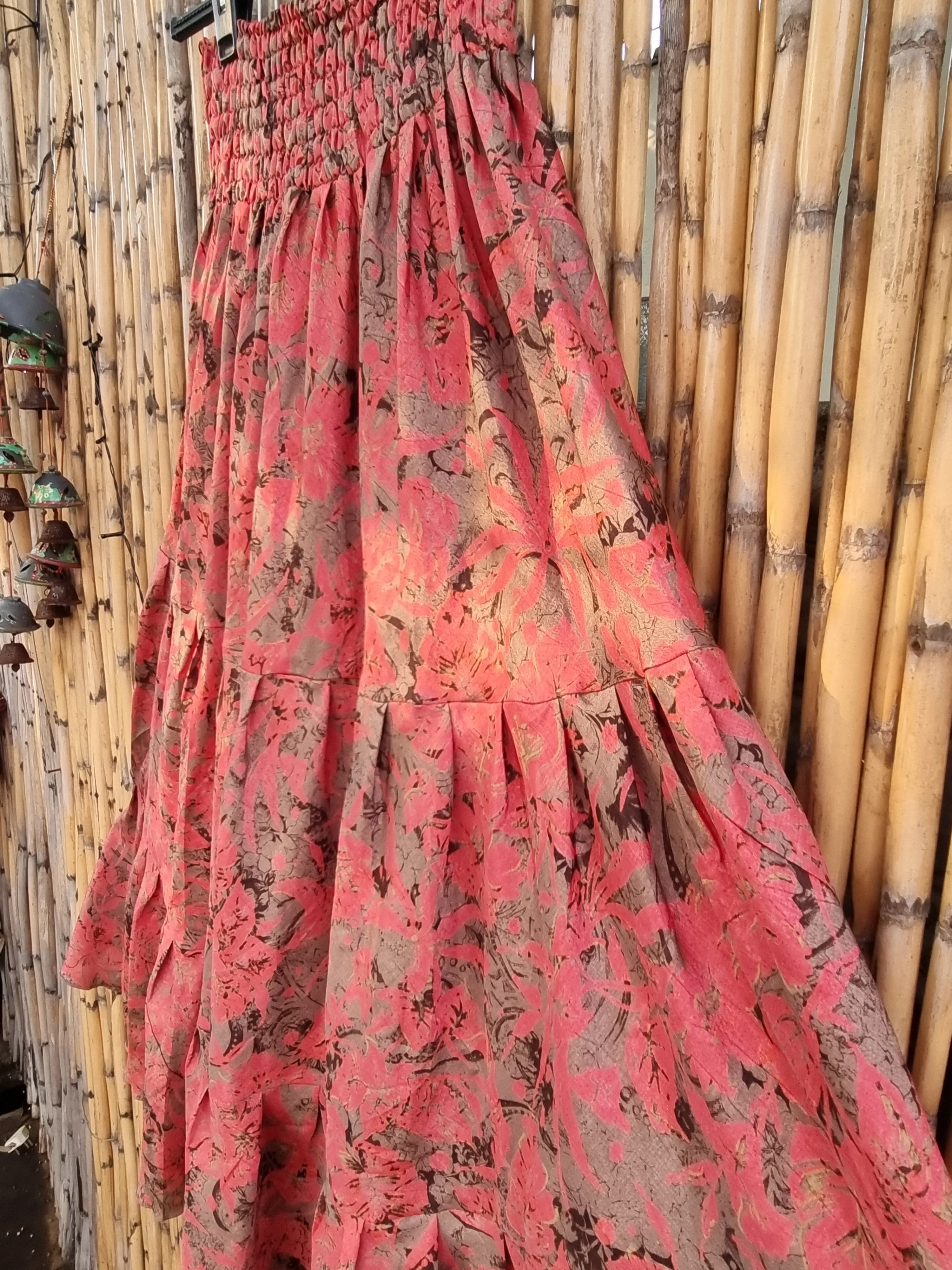 Pixie Petal Silk Skirt