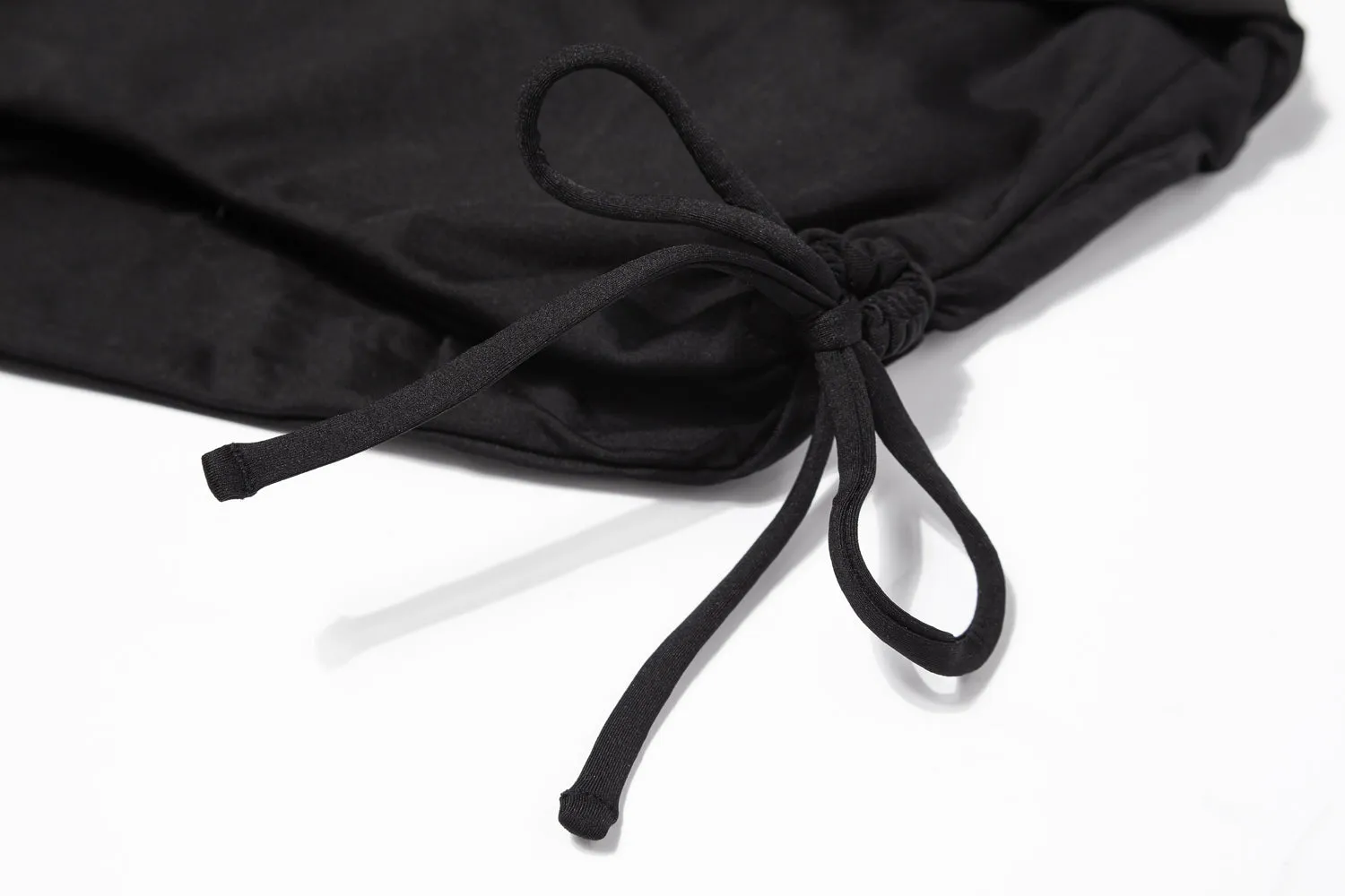 Plunging Halter One-Piece Swimsuit.
