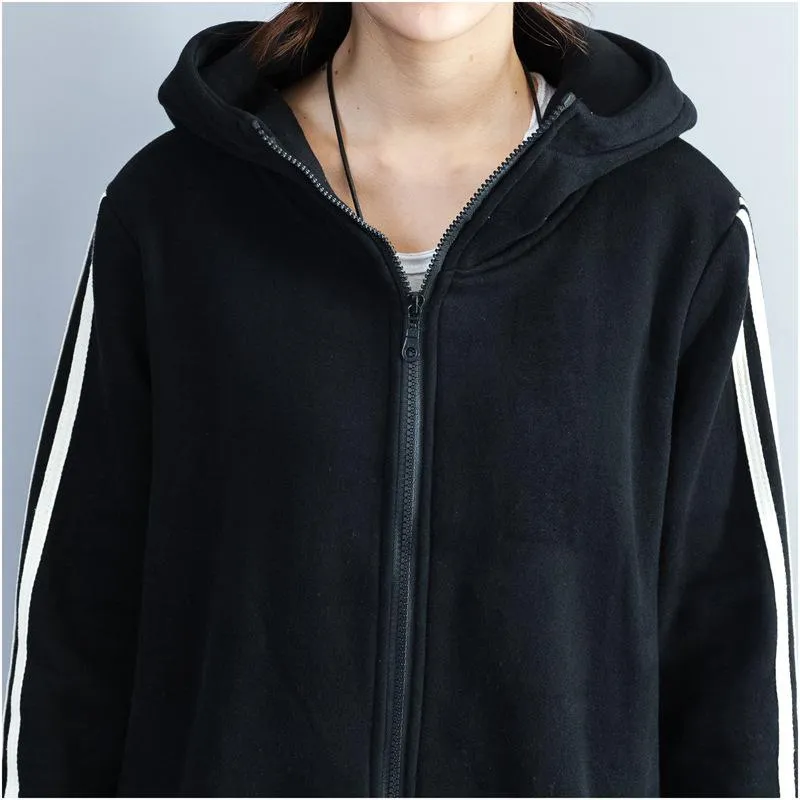 Plus Size Women Warm Cardigan Hoodies