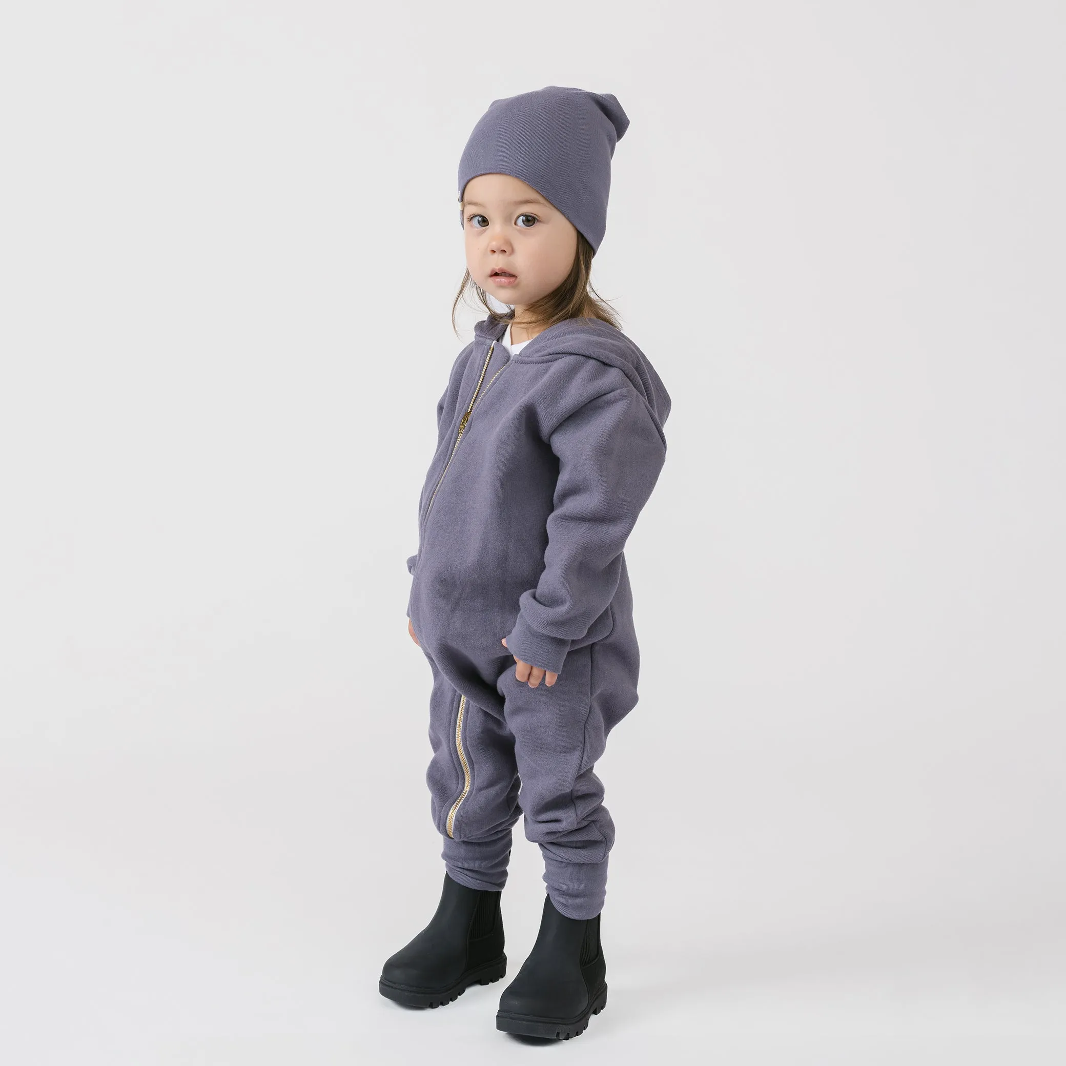 Plush Biker Romper